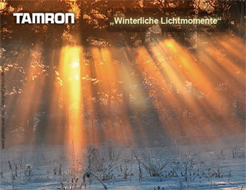 Tamron Fotowettbewerb winterliche Lichtmomente